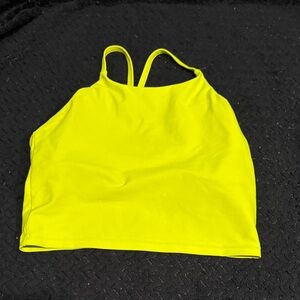 Old Navy Neon Yellow Crop Top